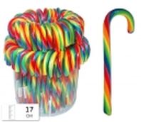 32470 24* Candy Canes Rainbow 28 gr.