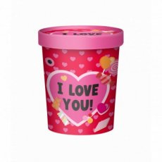 Candy bucket - I love you leeg 24* Candy bucket - I love you leeg