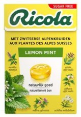 Ricola Lemon Mint sv in box 50g