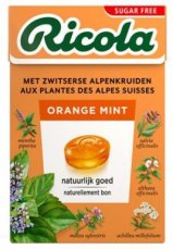 Ricola Orange Mint sv in box 50g