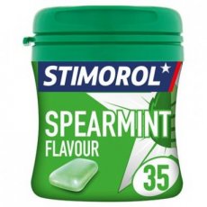38413 24* Stimorol Mid Size Bottle Spearmint 35 stuks