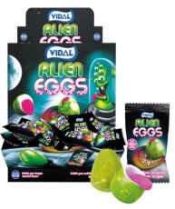 Vidal Display Alien Eggs Ass. Gum 5g