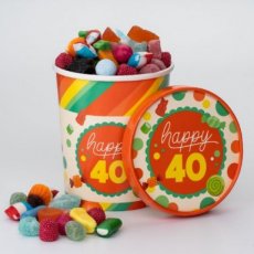 Candy bucket - 40 jaar 24* Candy bucket - 40 jaar
