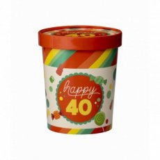 Candy bucket - 40 jaar leeg 24* Candy bucket - 40 jaar leeg