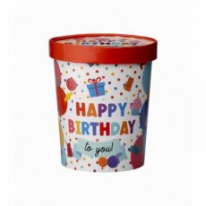 Candy bucket - Happy birthday leeg 24* Candy bucket - Happy birthday leeg
