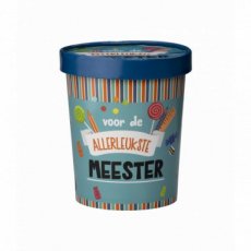 Candy bucket - Meester leeg 24* Candy bucket - Meester leeg
