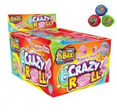 Johny Bee Crazy Gum Roll 18 gr. 24* Johny Bee Crazy Gam Roll